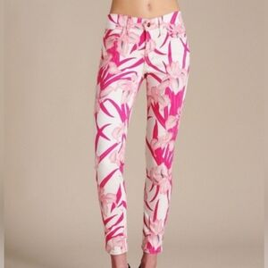 Like NWT Joe's Jeans Pink and White Floral High Water Jeans / Pants Sz 26